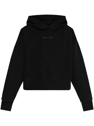CANADA GOOSE LOGO-PRINT HOODIE