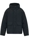 Canada Goose Wilu Parka Hooded Nylon Jacket In Black