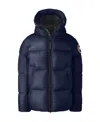 Canada Goose Navy Crofton Puffer Down Jacket In Black