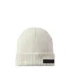 Canada Goose Small Totem Emblem Beanie In Polaris White