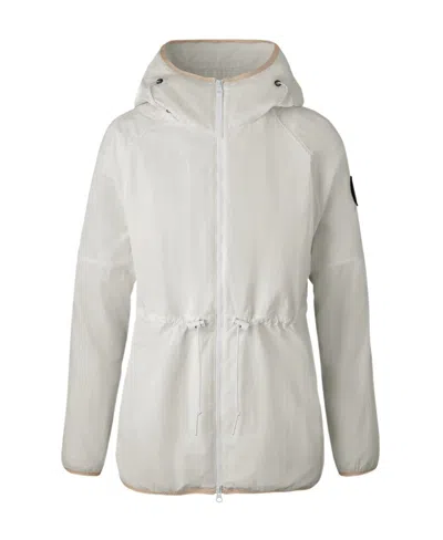 Canada Goose Logo Windproof Jacket In White
