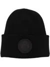 Canada Goose Cuffia Arctic In Lana Nera Uomo In Black