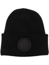 Canada Goose Cuffia Arctic In Lana Nera Uomo In Black