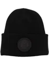 Canada Goose Cuffia Arctic In Lana Nera Uomo In Black