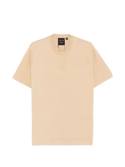 Canada Goose Logo-embroidered T-shirt In Neutral