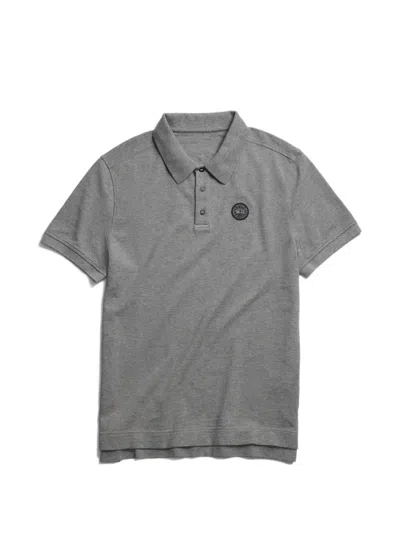 Canada Goose Logo-patch Cotton Polo Shirt In Multi