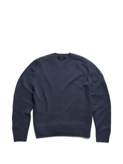 Canada Goose Matawin Strickpullover Mit Rundhalsausschnitt In Blue