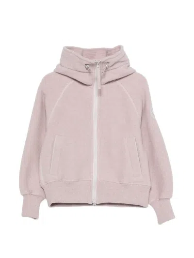 Canada Goose Logo-patch Zip-up Jacket In Pink