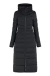 Canada Goose Long Down Jacket Clair In Black