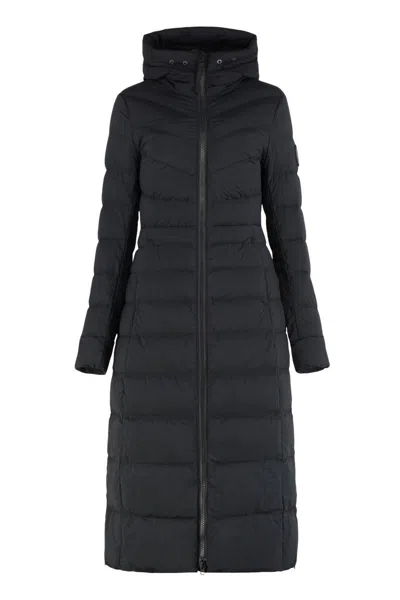Canada Goose Long Down Jacket Clair In Black