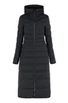 Canada Goose Long Down Jacket Clair In Black