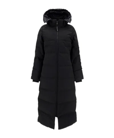 Canada Goose Mystique Padded Parka Coat In Black
