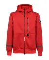 Canada Goose Long-sleeved Casual Jacket In Red