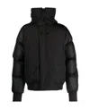 Canada Goose Long-sleeved Down Jacket In Black