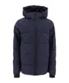 Canada Goose Long-sleeved Down Jacket In Black