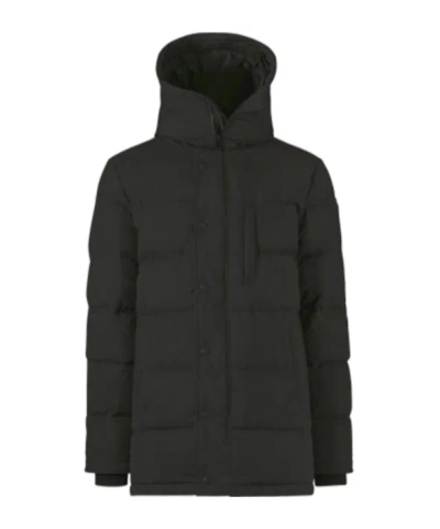 Canada Goose Long-sleeved Down Jacket In Black