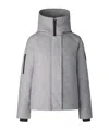 Canada Goose Long-sleeved Down Jacket In Gray