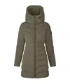 Canada Goose Long-sleeved Down Jacket In Green