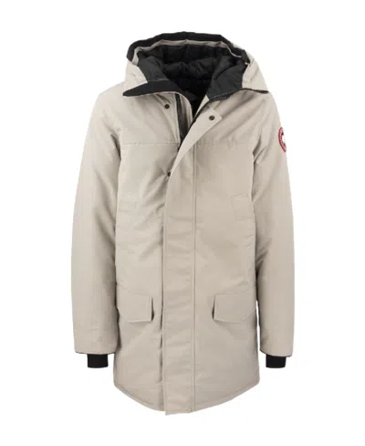 Canada Goose Long-sleeved Hooded Coat In Nude