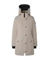 Canada Goose Long-sleeved Hooded Down Jacket In Nude