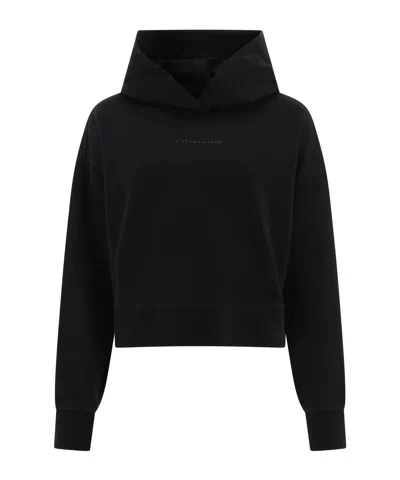 CANADA GOOSE LOGO-PRINT HOODIE