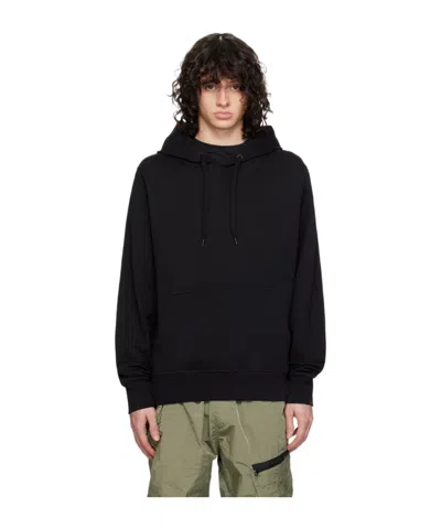 Canada Goose Long-sleeved Hooded Sweater In Black