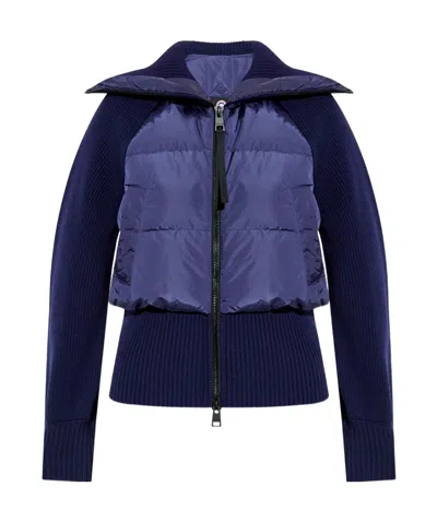 CANADA GOOSE LONG-SLEEVED PANELED DOWN JACKET