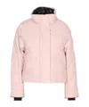 Canada Goose Long-sleeved Stand-collar Down Jacket In Pink