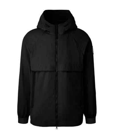 Canada Goose Long-sleeves Hooded Jacket In Adjustable Hood With Hidden Drawstring Closure