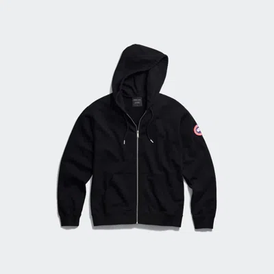 Canada Goose Loon Full Zip Hoodie In Black