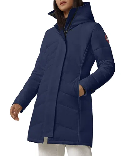 Canada Goose Lorette Down Parka In Navy Blue