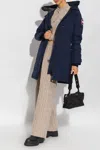 Canada Goose Trillium Hooded Parka Coat In Navy Blue