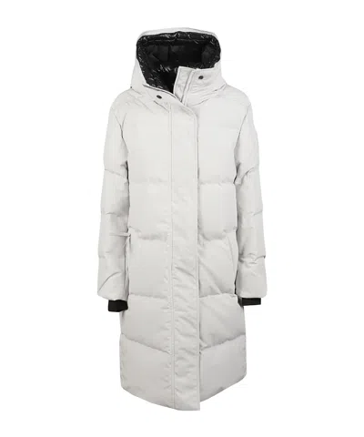 Canada Goose Louise Hooded Down Jacket In Gray