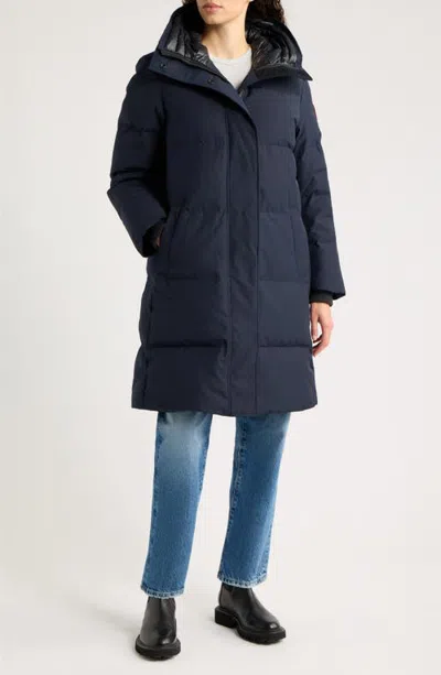 Canada Goose Louise Water Repellent Parka In Blue