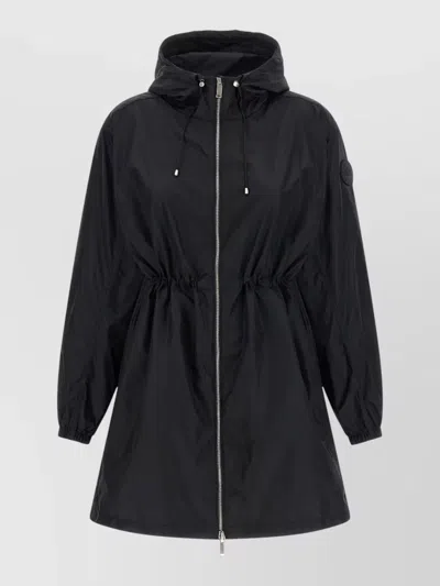 Canada Goose Lume Hooded Parka Elasticated Waist Design In Black