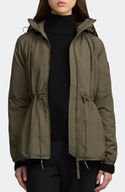 Canada Goose Lundell Water Repellent Hooded Jacket In Smokey Sage