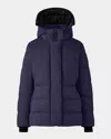 Canada Goose Lyndale Down Puffer Jacket With Removable Hood In Blue