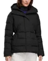 Canada Goose Lyndale Hooded Down Puffer In Black