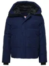 CANADA GOOSE CANADA GOOSE 'MACMILLAN' BLUE COTTON BLEND PARKA