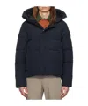 Canada Goose Macmillan Embroidered Logo Down Jacket In Black