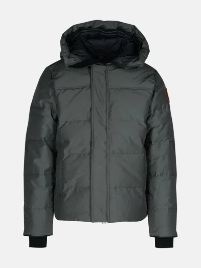 Canada Goose 'macmillan' Grey Cotton Blend Down Jacket