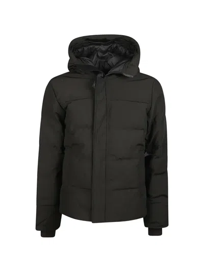 Canada Goose Macmillan Hooded Quilted Jacket In Black