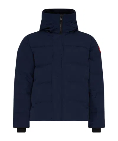 Canada Goose Macmillan Cotton Blend Down Parka In Navy
