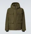 Canada Goose Army Green Cotton Blend Maitland Down Jacket In Gray