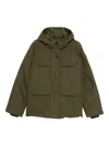 Canada Goose Army Green Cotton Blend Maitland Down Jacket In Green