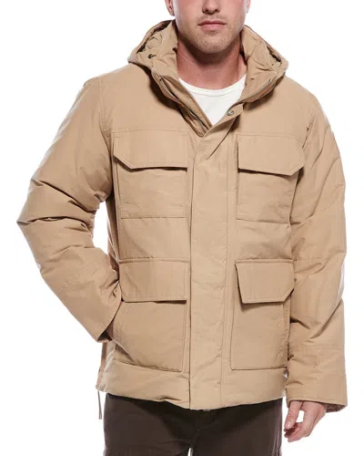 Canada Goose Insulated Hooded Parka Featuring Pockets In Brown