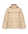 Canada Goose Maitland Hooded Down Jacket In Neutral
