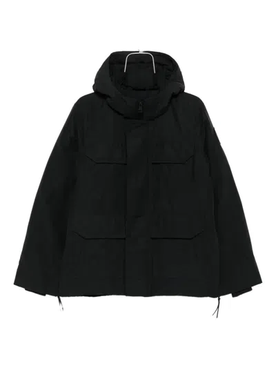 Canada Goose Maitland Hooded Parka Coat In Black
