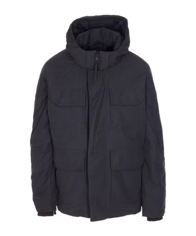Canada Goose Maitland Hooded Parka Coat In Black