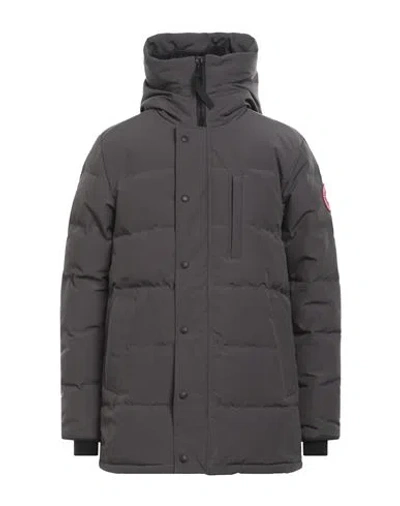 Canada Goose Man Puffer Lead Size M Polyester, Cotton In Grey